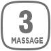 3 режима массажа