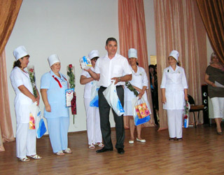 В мероприятии приняли участие лучшие медицинские сестры Городской клинической больницы №2 в Астрахани