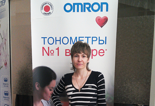 На стенде компании «СиЭс Медика Кубань» терапевты узнавали о разнообразии приборов OMRON