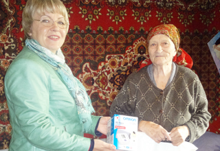 Подарок от Компании «СиЭс Медика Новокузнецк» и Управления социальной защиты населения