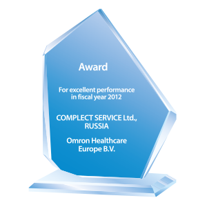 2012 Лучший дилер OMRON Healthcare в Европе