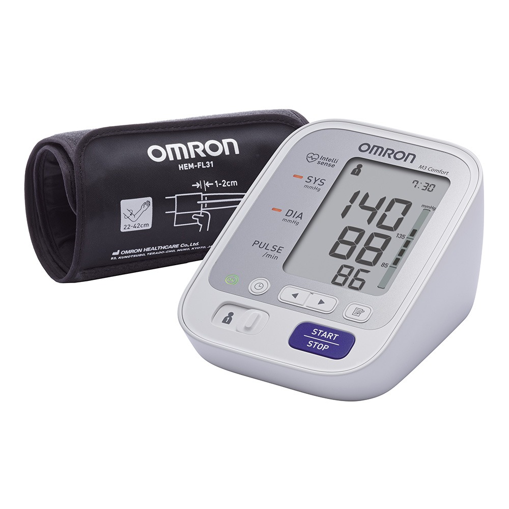 Тонометр OMRON M3 Comfort с адаптером и умной манжетой Intelli Wrap Тонометр OMRON M3 Comfort с адаптером и умной манжетой Intelli Wrap