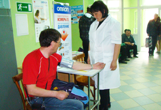Всероссийская акция: «Узнайте свое артериальное давление» в Улан-Удэ