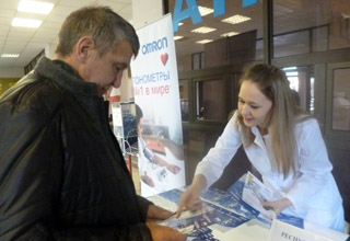 Компания «СиЭс Медика Башкортостан» предоставила тонометры OMRON для скрининга пациентов