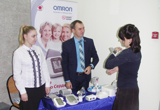 Каждый  участник конференции получил  индивидуальные консультации специалистов компании «СиЭс Медика Восток» по подбору  приборов OMRON