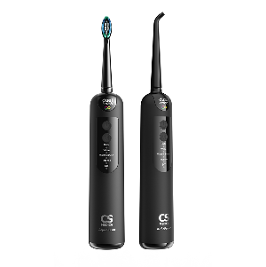 Зубная щетка-ирригатор CS Medica CS-9000 DualBrush ECLIPSE, черная