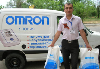 9 мая 2013 года компания «СиЭс Медика Астрахань», официальный дилер медицинской техники OMRON в регионе, приняла участие в акциях, приуроченных к Дню Победы в Астрахани