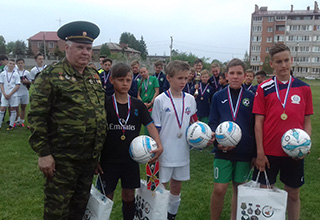 Участники Кубка «100 лет пограничной охраны российской Федерации»