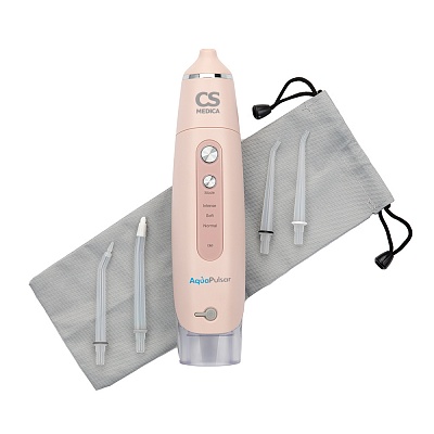 
                Портативный ирригатор полости рта CS Medica AquaPulsar CS-3, розовый, чехол для хранения