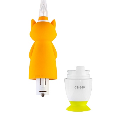 
                Электрическая зубная щетка CS Medica KIDS CS-360, высокий уровень защиты корпуса от попадания влаги IP7