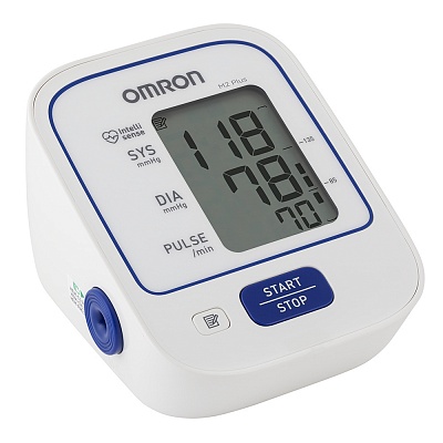 
                Тонометр OMRON M2 Plus с адаптером и веерообразной манжетой (22–32 см), измеритель артериального давления и частоты пульса