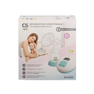 
                Молокоотсос электронный CS Medica KIDS CS-45, коробка