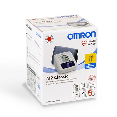 
                Тонометр OMRON M2 Classic с универсальной манжетой и адаптером
