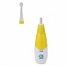 
                    Электрическая звуковая зубная щетка CS Medica CS-561 Kids желтая, отдельно рукоятка и съемная насадка
