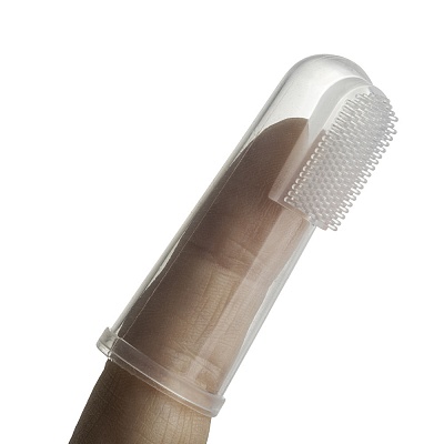 
                Силиконовая зубная щетка на палец CS Medica KIDS CS-502