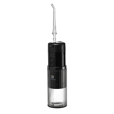 
                Ирригатор полости рта портативный CS Medica AquaPulsar CS6 EXTEND Black, объем резервуара 200 миллилитров