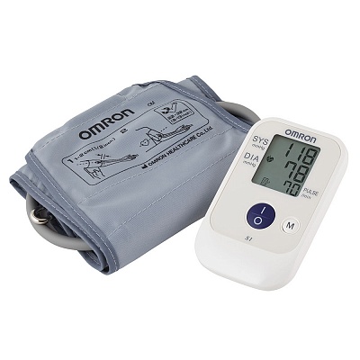
                Тонометр OMRON S1 полуавтоматический, прибор и манжета