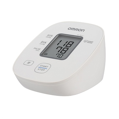 
                Тонометр OMRON M1 Basic с веерообразной манжетой, имеет индикатор аритмии