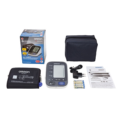 
                Тонометр OMRON M3 Family (HEM-7133-ALRU) с универсальной веерообразной манжетой (22-42 см) и адаптером