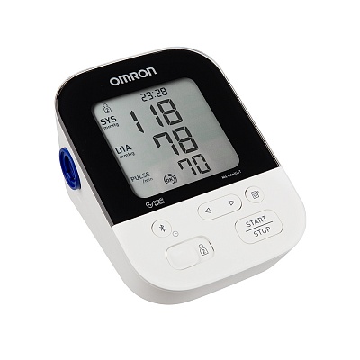 
                Автоматический тонометр на плечо OMRON M4 Intelli IT, С помощью Bluetooth показания можно передать в приложение OMRON connect на смартфоне или планшете
