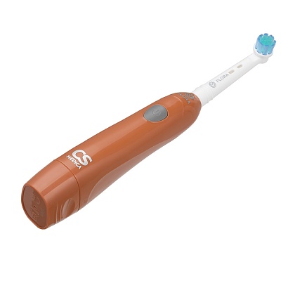 
                Электрическая зубная щетка CS Medica CS-20040-F FLORA (оранжевая), 	1 режим чистки оптимален для ежедневного ухода за полостью рта