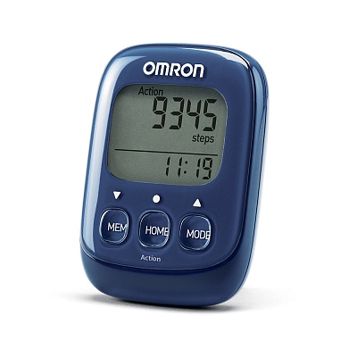 
                Шагомер OMRON Walking Style IV, синий, легкий, компактный точный