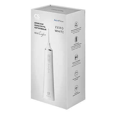
                Портативный ирригатор полости рта CS Medica AquaPulsar CS-9 Comfort, белый, прибор в коробке
