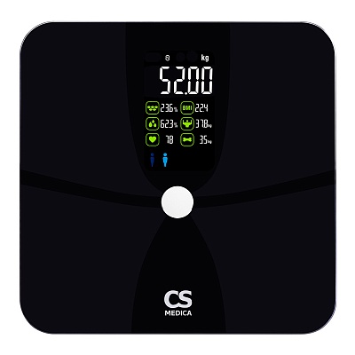 
                Весы напольные электронные CS Medica CS-3041.1BT, прорезиненные ножки придают прибору устойчивость и исключают скольжение по полу