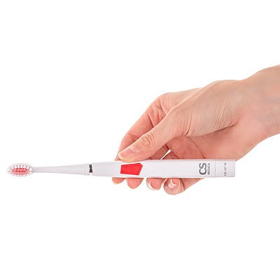 
                Электрическая звуковая зубная щетка CS Medica SonicMax CS-167-W, удобная рукоятка