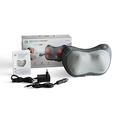 
                Массажная подушка CS Medica VibraPulsar CS-cr6 BodyRelax, 4 массажных ролика для массажа шиацу и мягкий прогрев