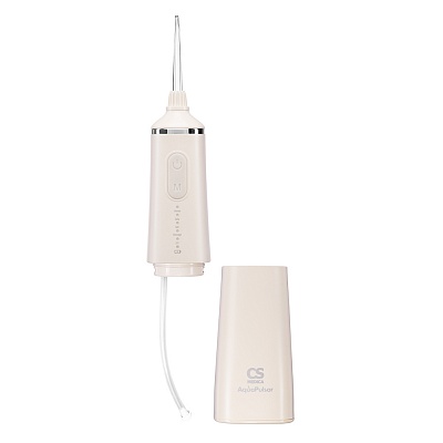 
                Портативный ирригатор полости рта CS Medica AquaPulsar CS-9 Comfort, бежевый, подходит для использования в домашних условиях