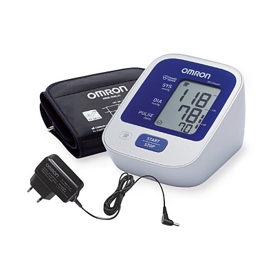 
                Тонометр OMRON M2 Classic с универсальной манжетой и адаптером, прибор для измерения давления в домашних условиях