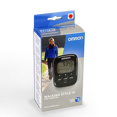 
                Шагомер OMRON Walking Style IV (HJ-325-HJ-325-EBK), черный