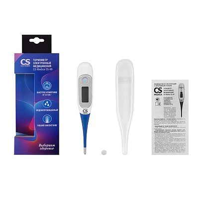 
                Термометр электронный медицинский CS Medica CS-95, тревожный сигнал при повышенной температуре