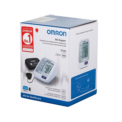 
                Тонометр OMRON M3 Expert, универсальная веерообразная манжета (22-42 см)