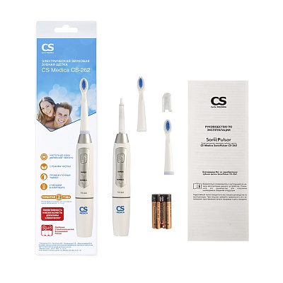 
                Электрическая звуковая зубная щетка CS Medica CS-262