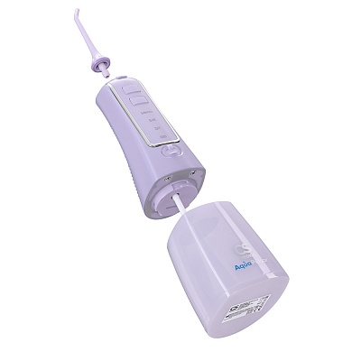 
                Портативный ирригатор полости рта CS Medica AquaPulsar CS-8 Elite, лиловый, компактный прибор с резервуаром 300 мл