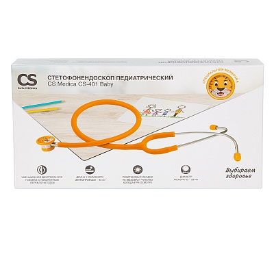 
                Стетофонендоскоп CS Medica CS-401 Baby, прибор в коробке