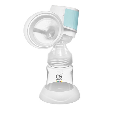 
                Электронный молокоотсос портативный CS Medica KIDS CS-44 Portable, режим экспресс-сцеживания экономит время для сбора молока
