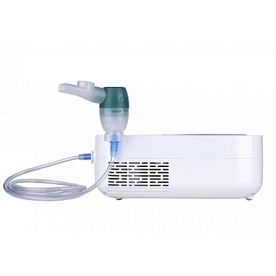 
                Небулайзер OMRON DuoBaby, компрессор, небулайзерная камера (зеленая) с загубником