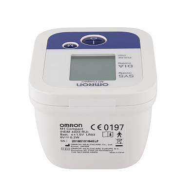 
                Тонометр OMRON M1 Compact, выключенный дисплей