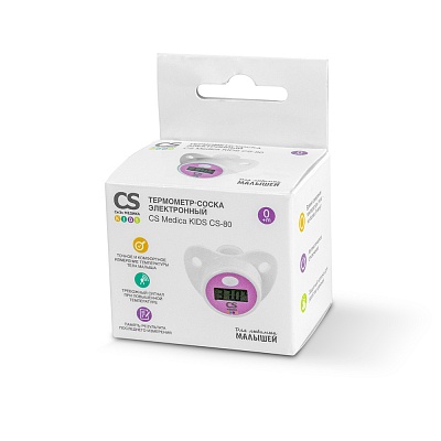 
                Термометр-соска электронный CS Medica KIDS CS-80, коробка