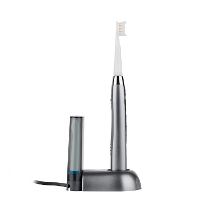 
                Электрическая зубная щетка CS Medica CS-232, на подставке, вид слева