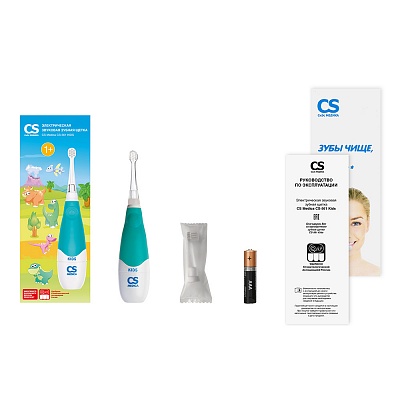 
                Электрическая зубная щетка для детей от 1 года CS Medica CS-561 Kids, новая комплектация