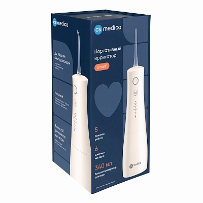 
                Ирригатор полости рта CS-5 Smart NeoCreme, коробка прибора