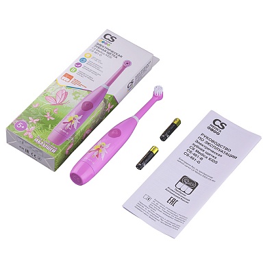 
                Электрическая зубная щетка для детей CS Medica KIDS CS-461-G, комплект поставки