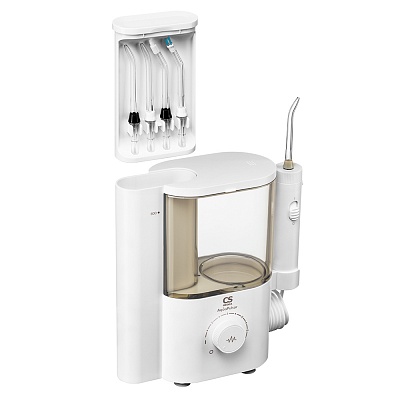 
                Ирригатор полости рта CS Medica AquaPulsar CS-4 IMPULSE White, резервуар для воды рассчитан на объем 600 миллилитров