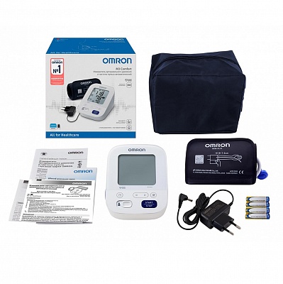 
                Тонометр OMRON M3 Comfort, комплект поставки