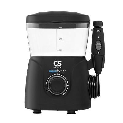 
                Ирригатор CS Medica AquaPulsar OS-1, черный, прибор для очищения зубов и межзубных промежутков от остатков пищи