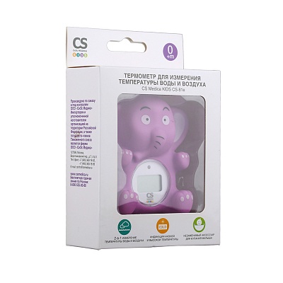 
                Термометр для измерения температуры воды и воздуха CS Medica KIDS CS-81е, прибор в коробке